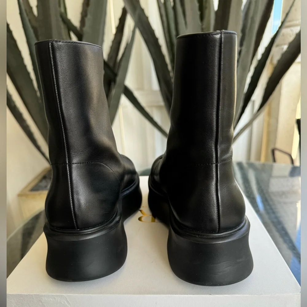 The Row Black Ankle Boots - Picture 3 of 5